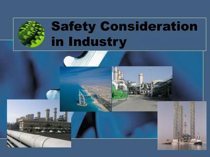 safety consideration in industry