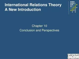 international relations theory a new introduction