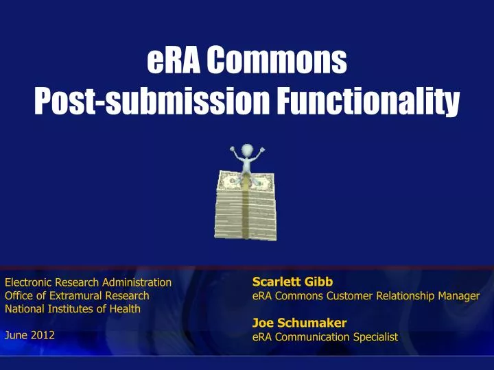 era commons post submission functionality