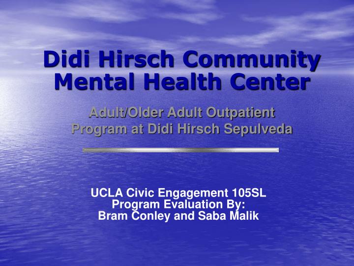 didi hirsch community mental health center