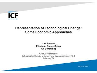 Representation of Technological Change: Some Economic Approaches