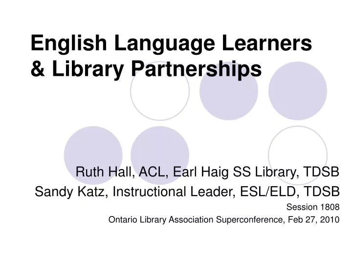 english language learners library partnerships