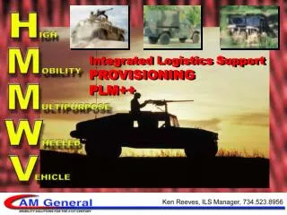 Integrated Logistics Support PROVISIONING PLM++