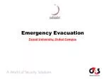Emergency Evacuation - slide 1