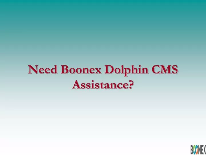 need boonex dolphin cms assistance