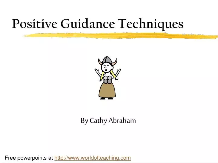 positive guidance techniques
