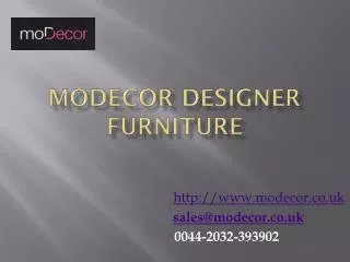 Modecor Designer Furniture