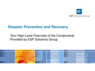Disaster Prevention and Recovery