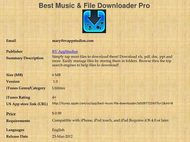 best music file downloader pro