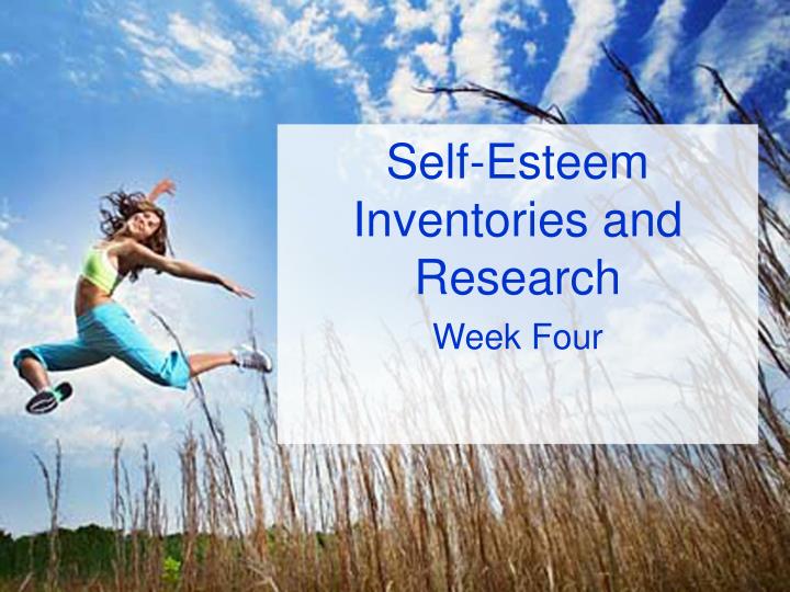 self esteem inventories and research