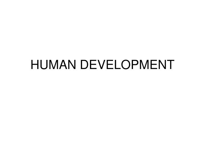 human development