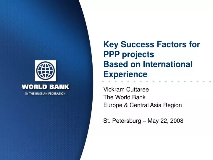 key success factors for ppp projects based on international experience