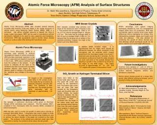 Atomic Force Microscopy