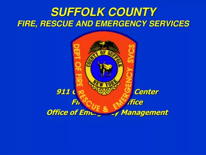 suffolk county fire rescue and emergency services