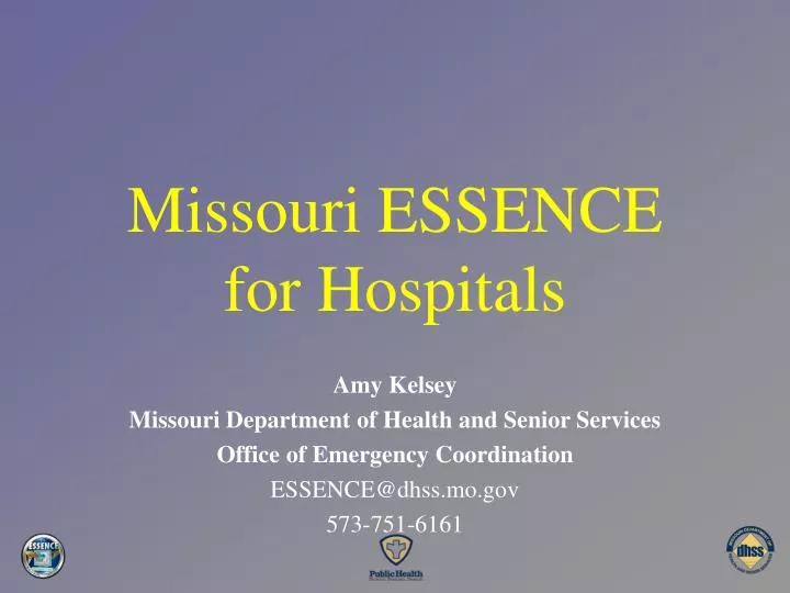 missouri essence for hospitals