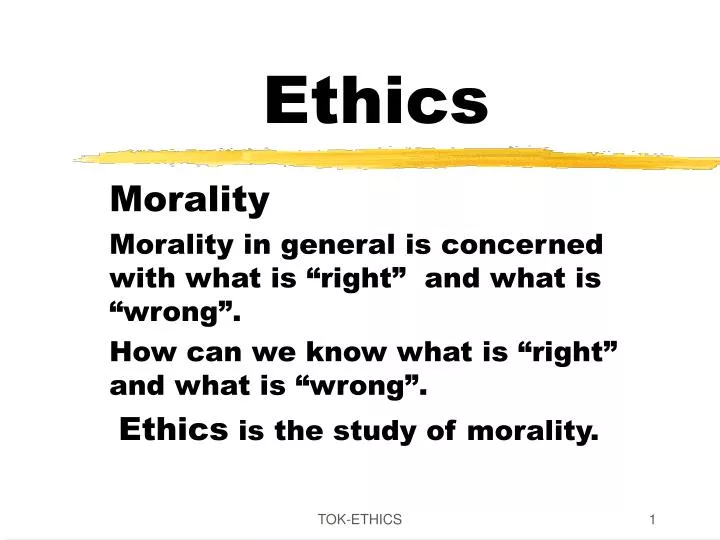 ethics