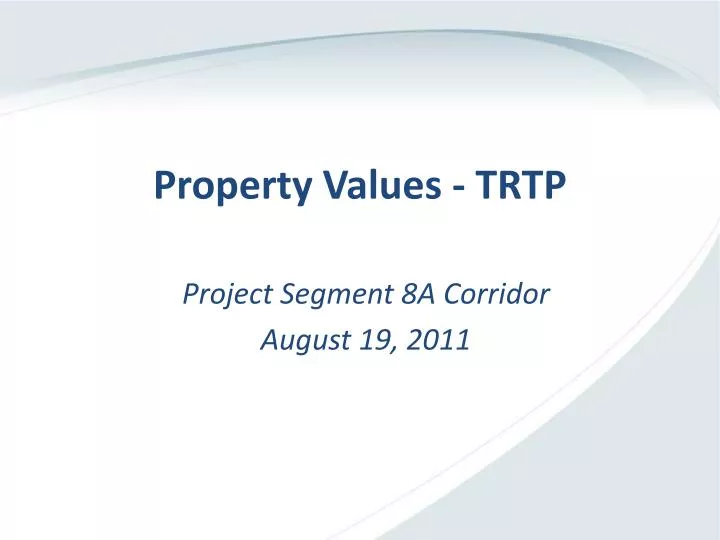 property values trtp