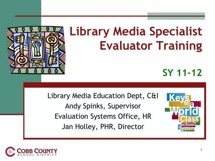 library media specialist evaluator training sy 11 12