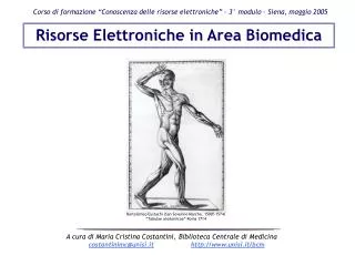 Corso di formazione “Conoscenza delle risorse elettroniche” – 3° modulo - Siena, maggio 2005