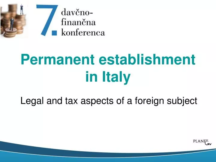 permanent establishment in italy