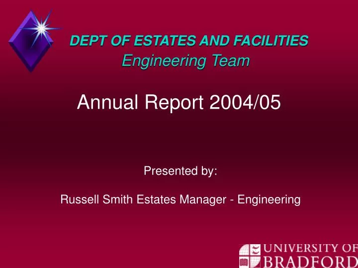 dept of estates and facilities engineering team