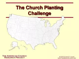 The Church Planting Challenge