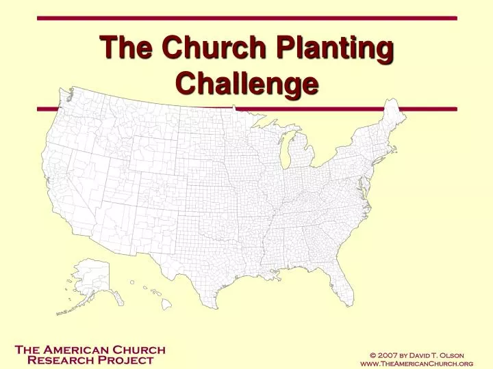 the church planting challenge
