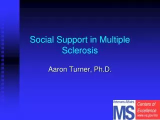 Social Support in Multiple Sclerosis