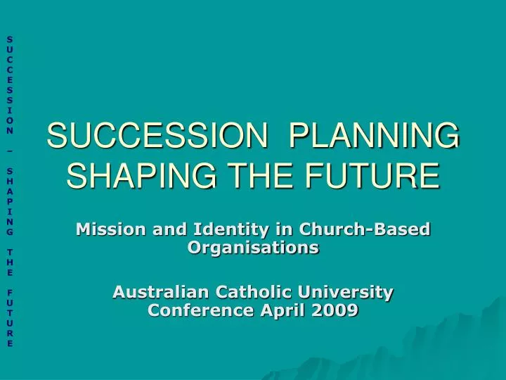 succession planning shaping the future