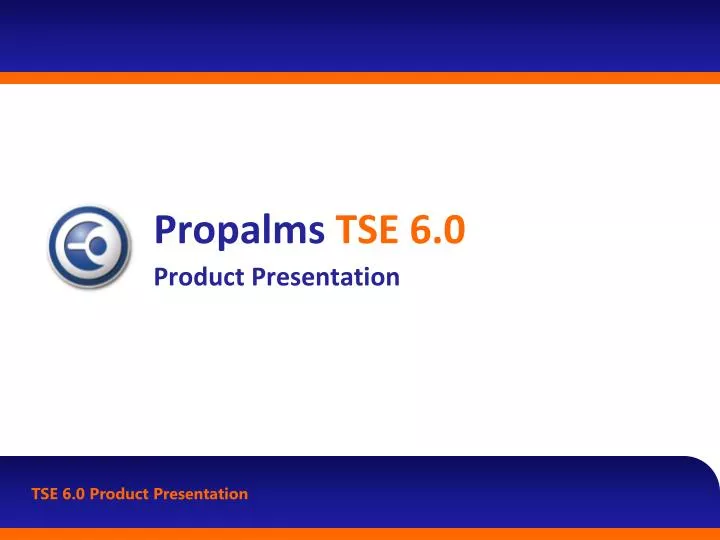 propalms tse 6 0 product presentation
