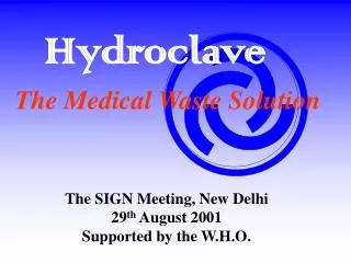 Hydroclave