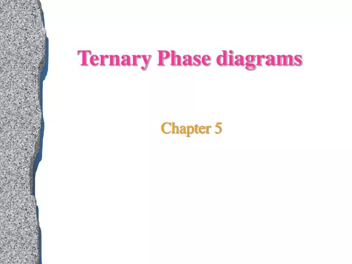 ternary phase diagrams