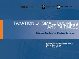 TAXATION OF SMALL BUSINESS AND FAIRNESS