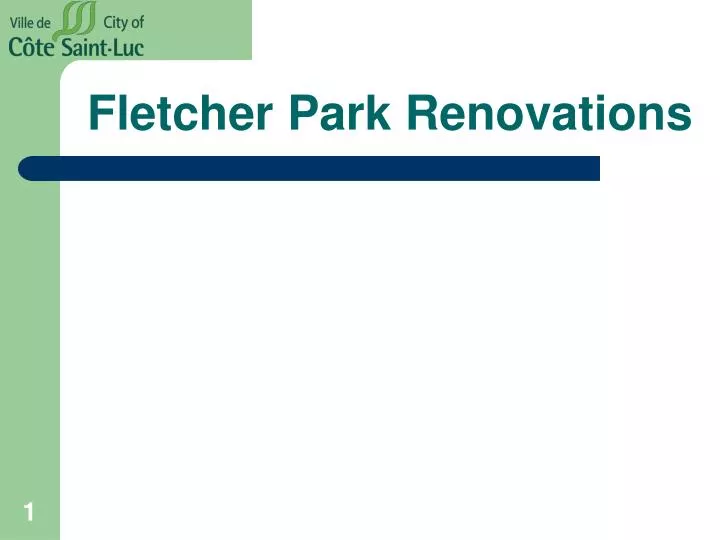 fletcher park renovations