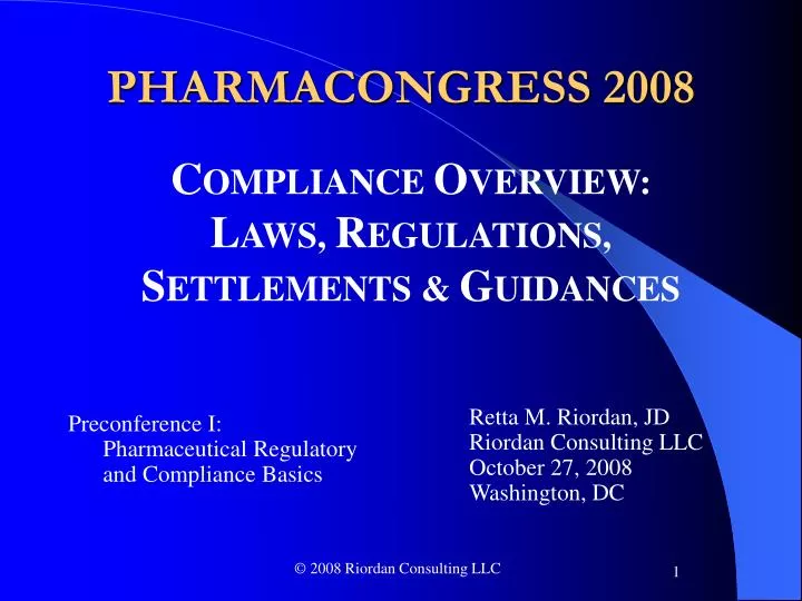 pharmacongress 2008
