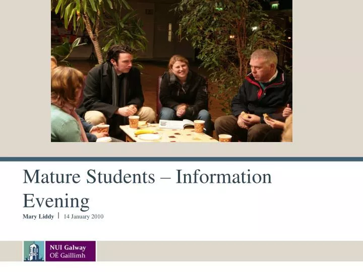 mature students information evening