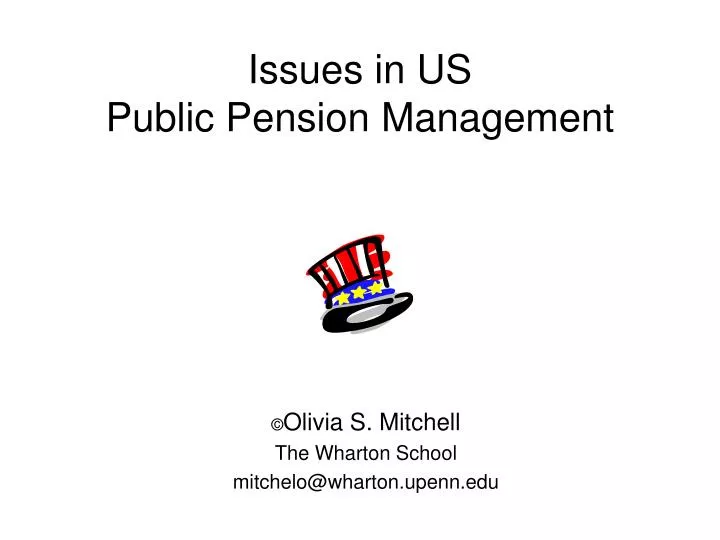 issues in us public pension management