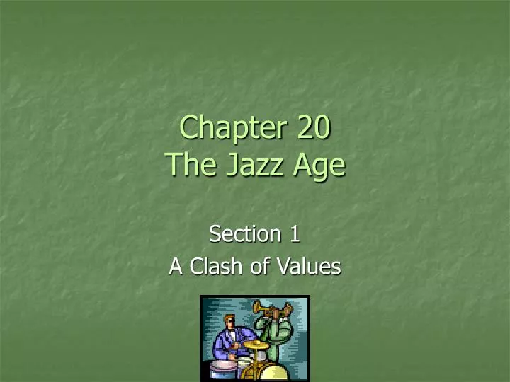 chapter 20 the jazz age