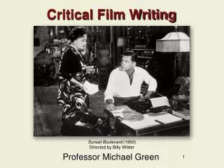 Critical Film Writing
