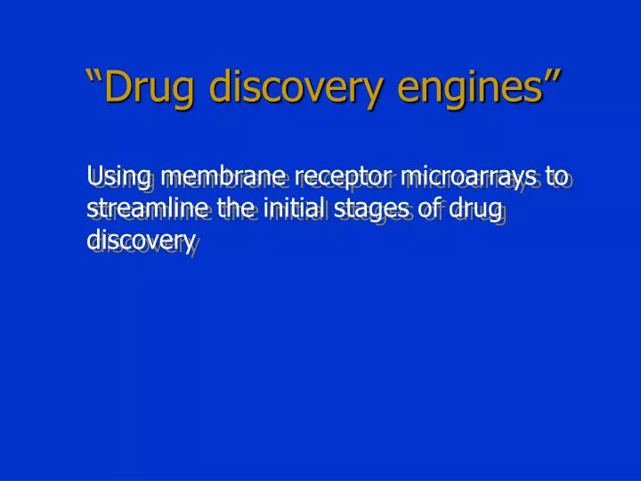 drug discovery engines