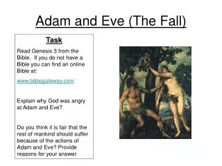Adam and Eve (The Fall)