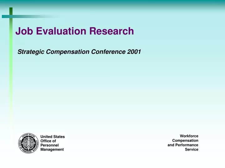 job evaluation research