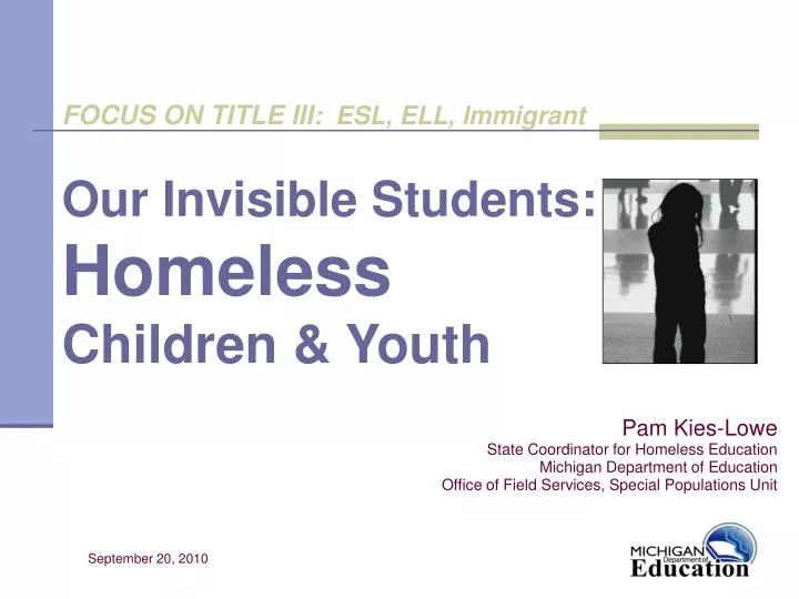 our invisible students homeless children youth