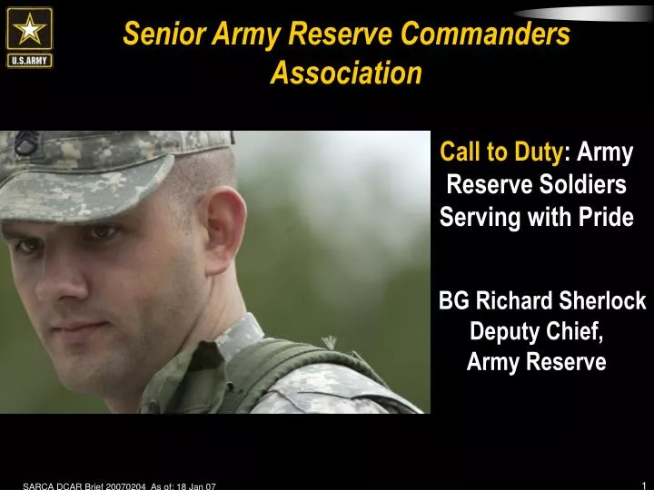 senior army reserve commanders association