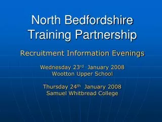 North Bedfordshire Training Partnership