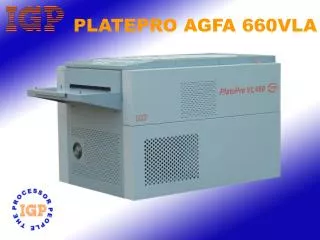 PLATEPRO AGFA 660VLA