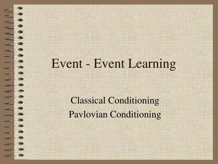 event event learning