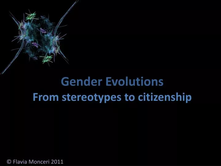 gender evolutions from stereotypes to citizenship