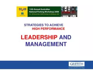 LEADERSHIP AND MANAGEMENT