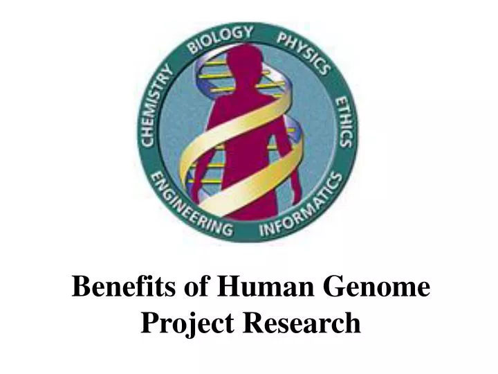 benefits of human genome project research